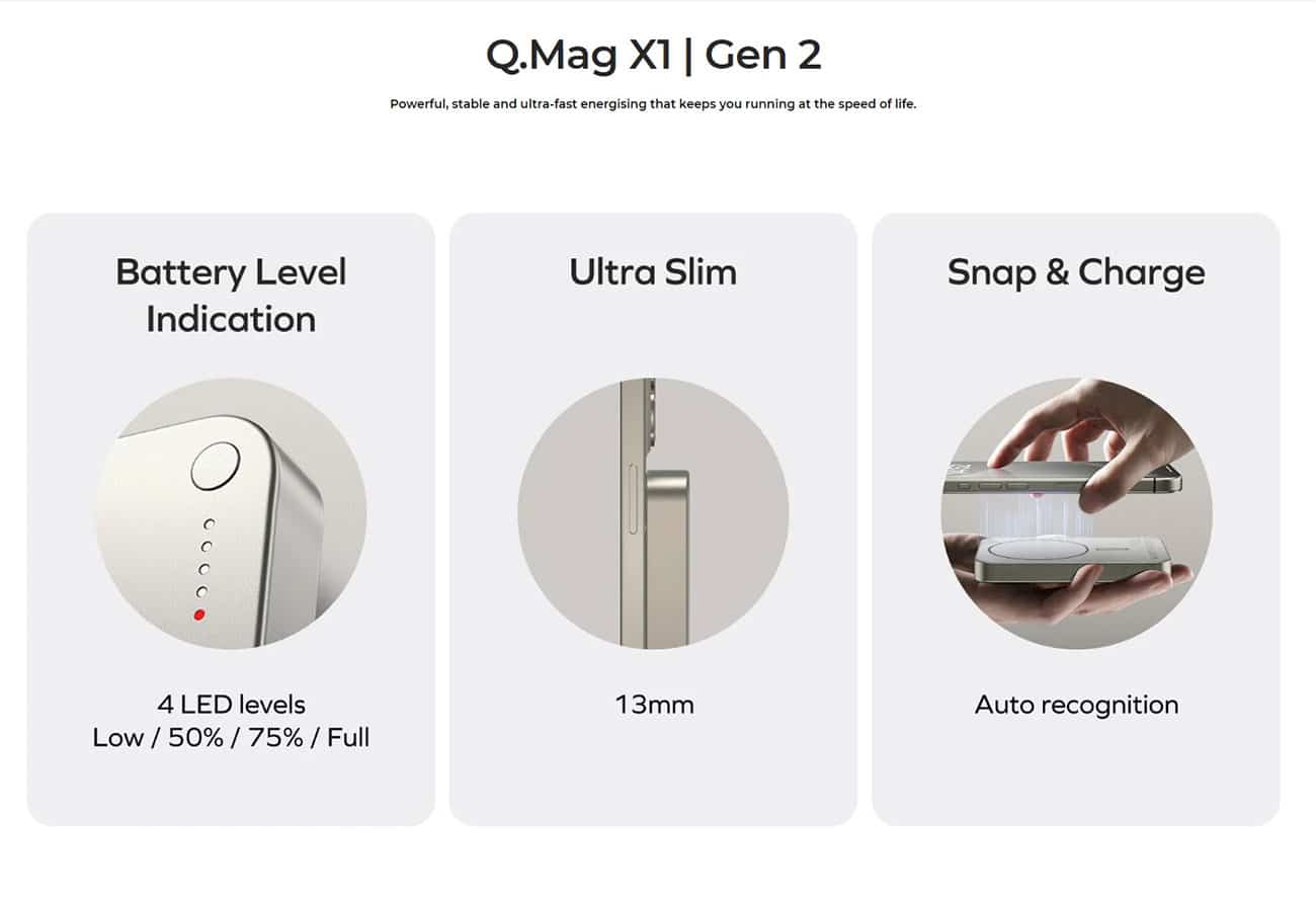 Momax Q.Mag X1 Gen 2 10000mAh 5