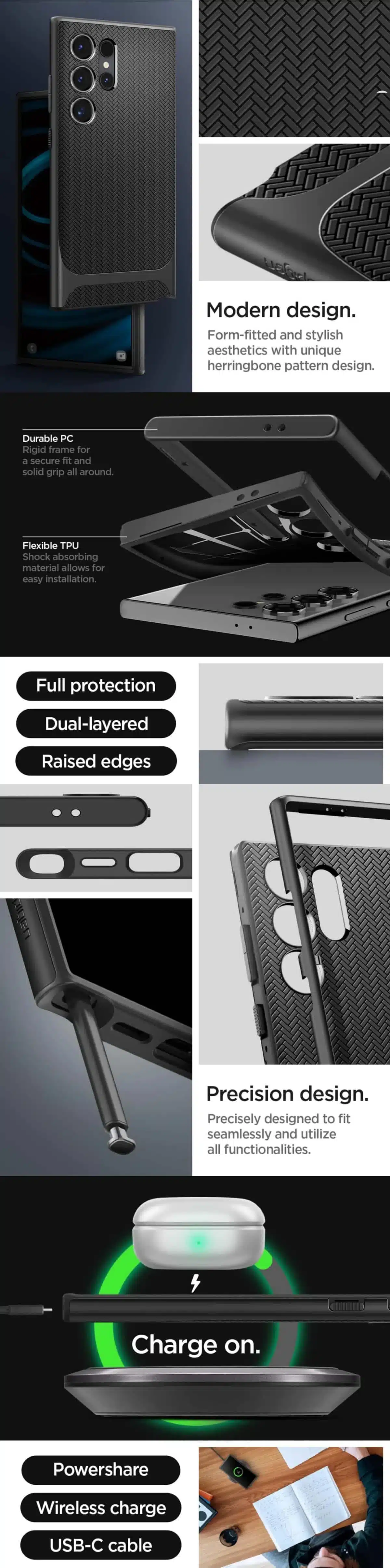 Spigen Samsung Galaxy S24 Ultra Neo Hybrid Case