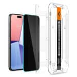 Spigen iPhone 15 Pro Max GLAS.tR EZ Fit HD Privacy Screen Protector -1Pack