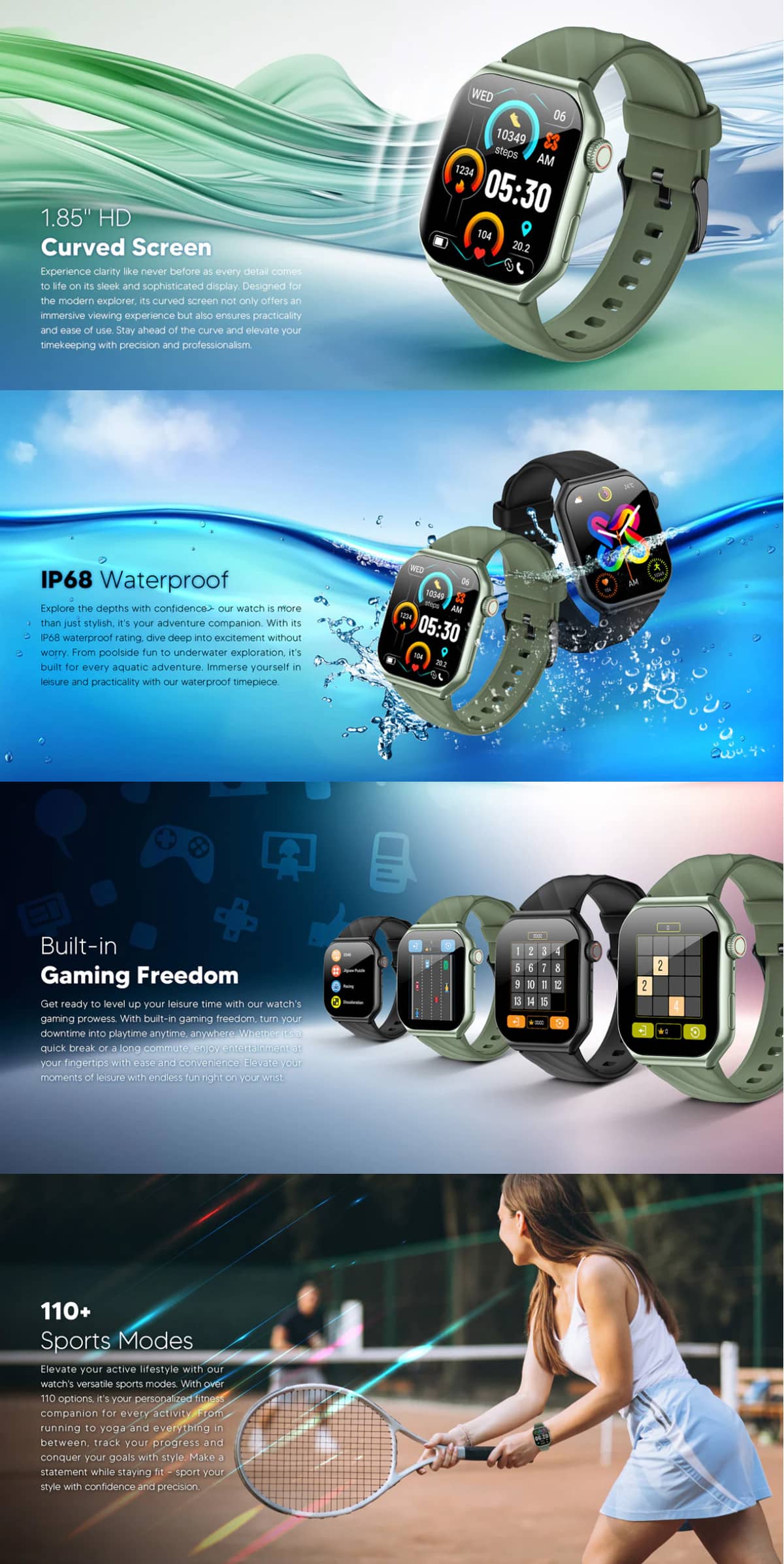 XINJI COBEE C1 PLUS AMOLED Smart Watch 3