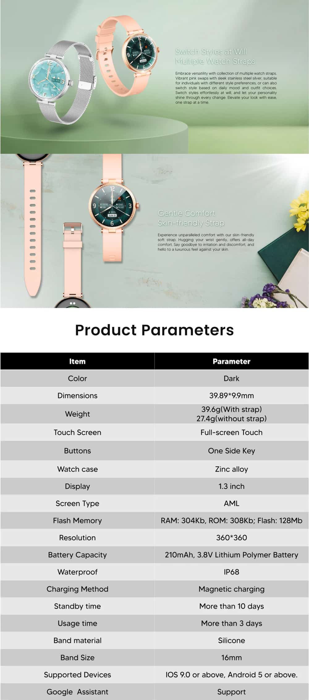 XINJI PAGT G2 PLUS AMOLED Smart Watch 5