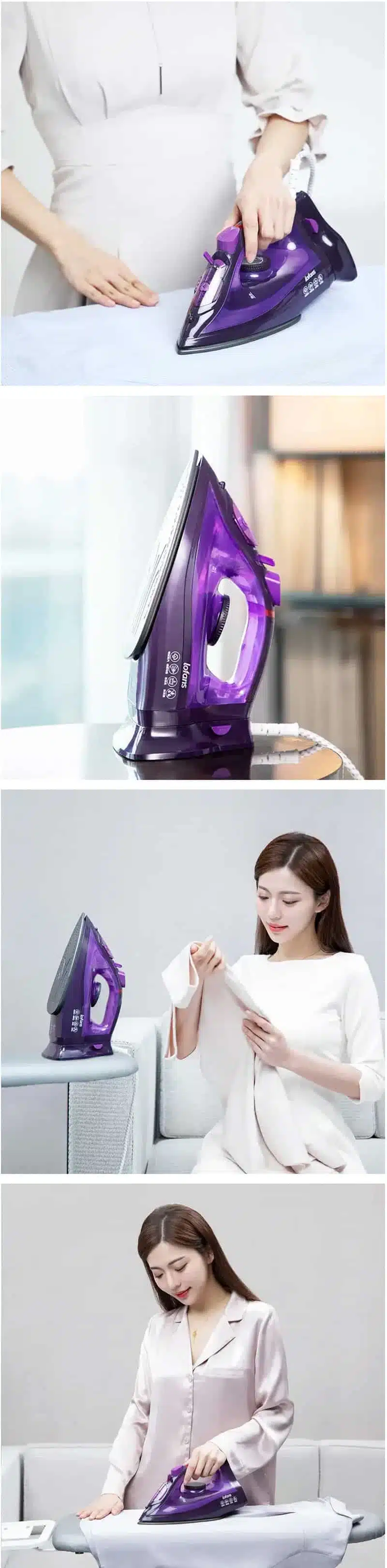 Xiaomi Mijia Lofans Cordless Steam Wireless Electric Iron YD-012V 2000W Purple