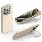 ESR iPhone 15 Pro & 15 Pro Max Cloud Soft Case with Stash Stand (HaloLock)