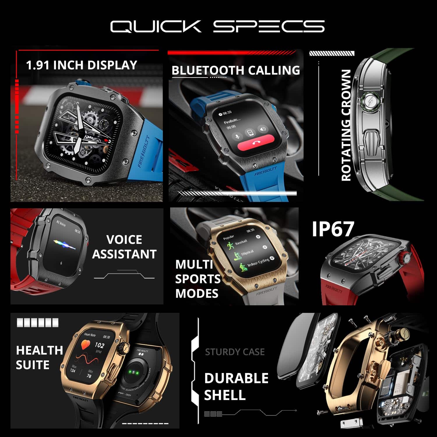 Fire Boltt Asphalt Racing Edition Smart Watch 6