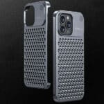 Heat Dissipation Aluminium Alloy Lock Aromatherapy Case for iPhone 15 Pro 15 Pro Max 2