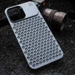 Heat Dissipation Aluminium Alloy Lock Aromatherapy Case for iPhone 15 Pro 15 Pro Max 4