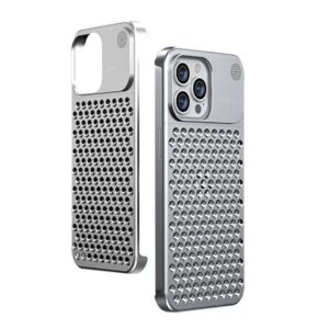 Heat Dissipation Aluminium Alloy Lock Aromatherapy Case for iPhone 15 Pro - 15 Pro Max