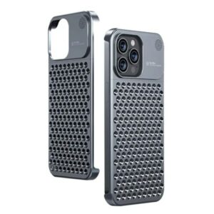 Heat Dissipation Aluminium Alloy Lock Aromatherapy Case for iPhone 15 Pro / 15 Pro Max