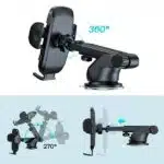 JOYROOM JR-ZS259 360-degree Rotating Mechanical Dashboard Car Holder - Image 3
