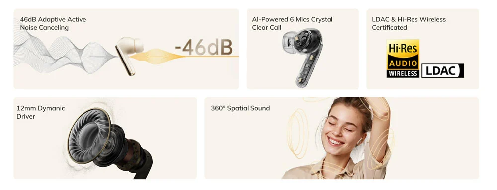 QCY Melobuds Pro Key Features