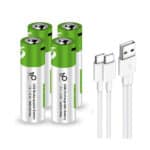 Smartoools Type-C Rechargeable Batteries AA 4 Pcs