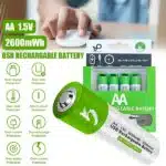 Smartoools Type-C Rechargeable Batteries AA 4 Pcs