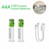 Smartoools Type-C Rechargeable Batteries AAA 2 Pcs