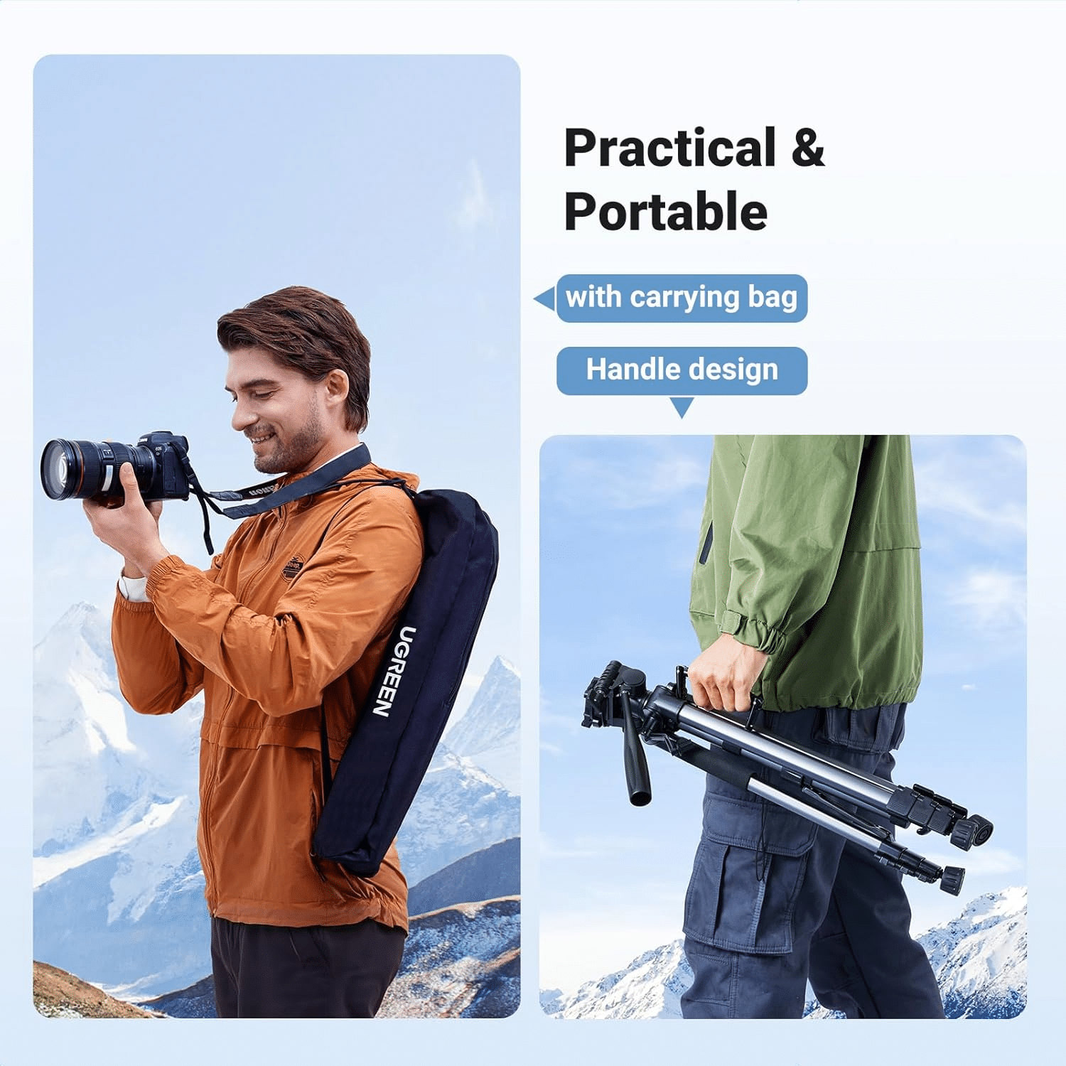 UGREEN LP661 Professional Tripod for Phone Camera 15187 7