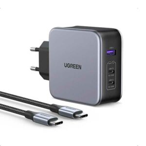 Ugreen Nexode 140W USB C GaN Charger-3 Ports Wall Charger EU Plug (90549)