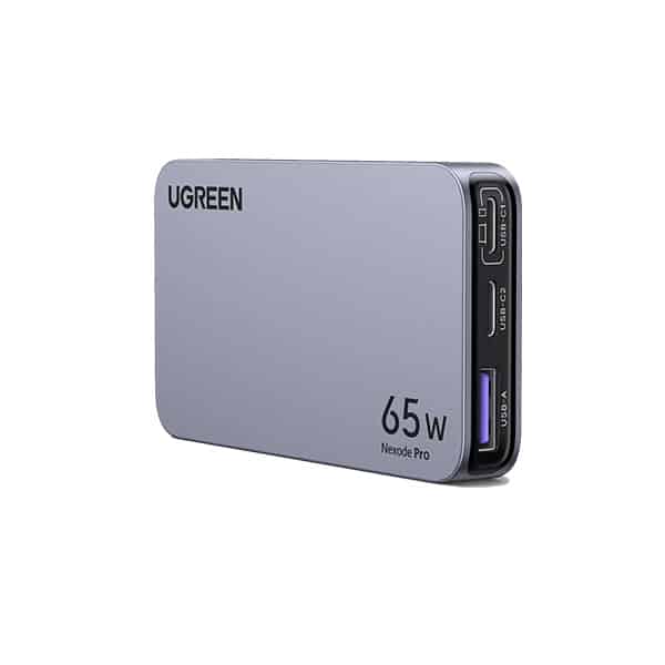 Ugreen Nexode Pro 65W 3-Port GaN Ultra-Slim Fast Charger (15817)