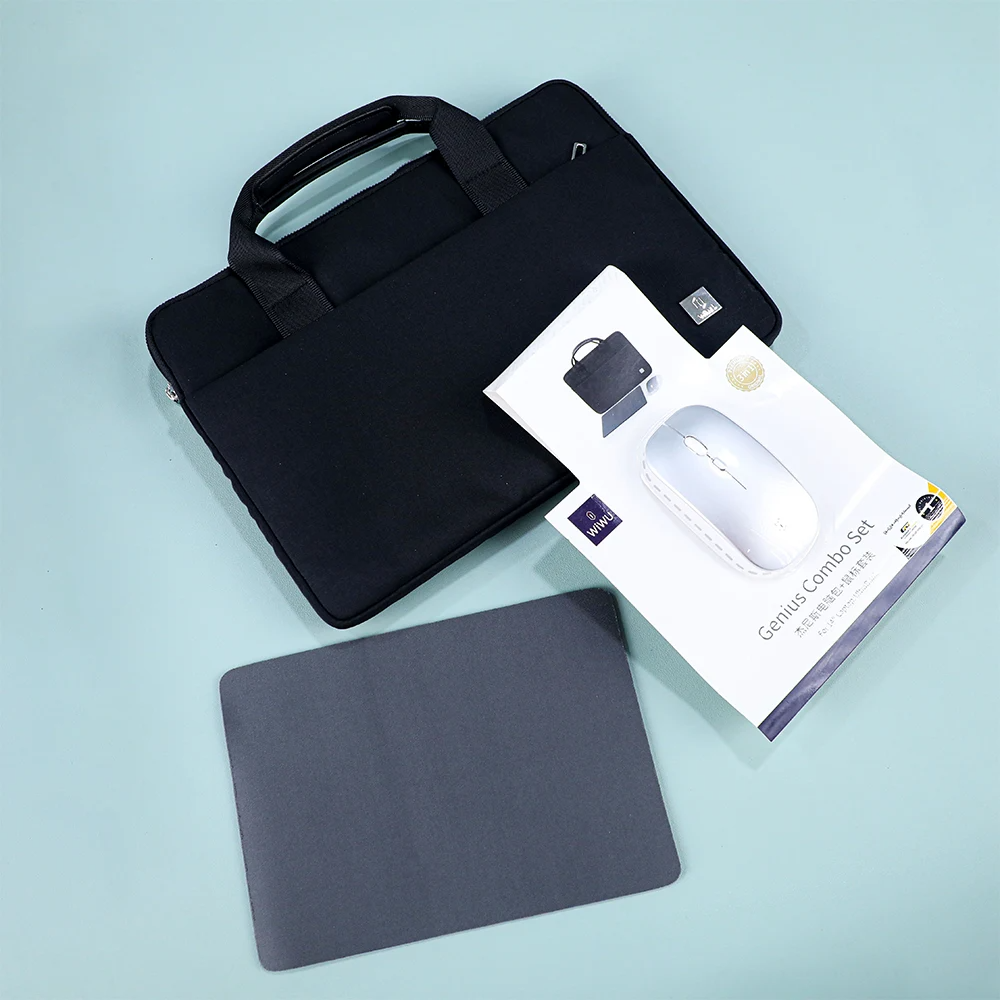 WiWU Laptop Genius Combo Set Bag With Mouse And Mouse Pad