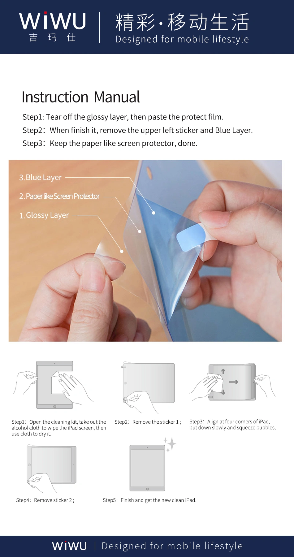 WiWU iPaper Paper Like Protector Film for iPad 14