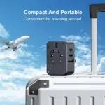 XUNDD XDCH-072 65W 5 USB Ports Universal Travel Adapters - Image 4