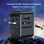 XUNDD XDCH-072 65W 5 USB Ports Universal Travel Adapters - Image 3