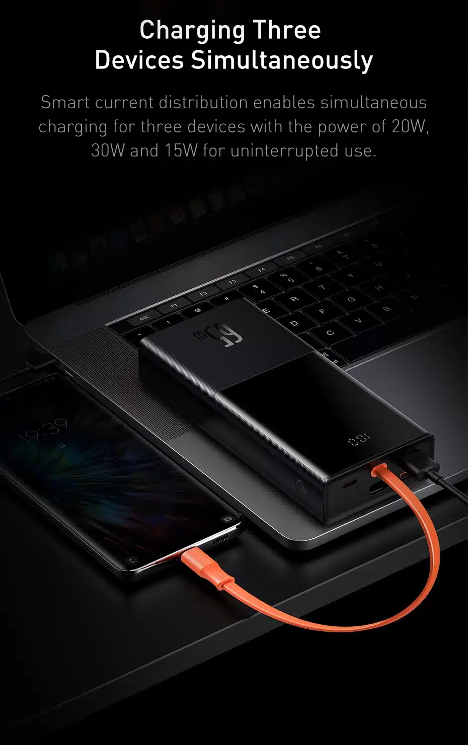 Baseus Elf Power Bank 65W 20000mAh 15