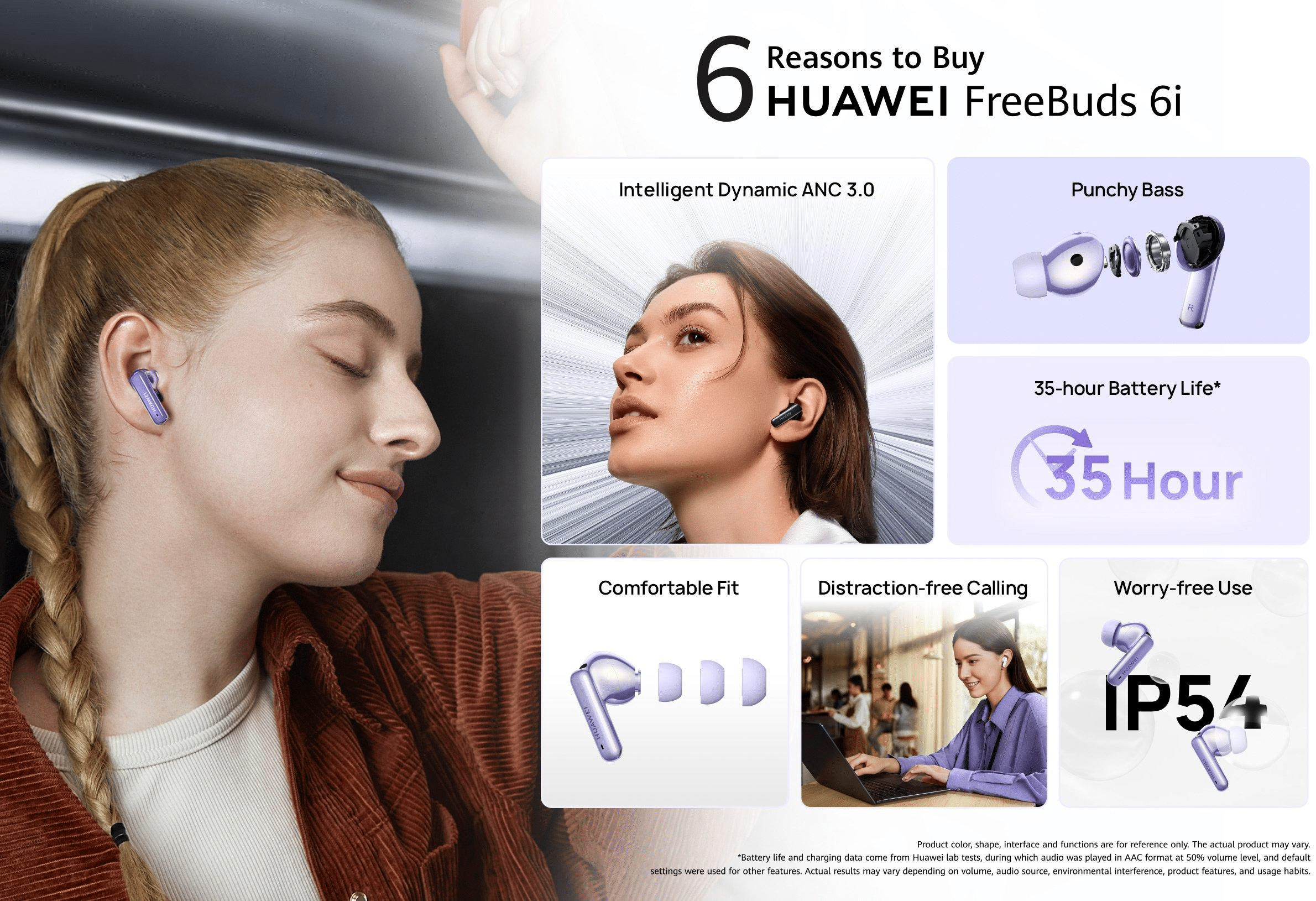 HUAWEI FreeBuds 6i ANC True Wireless Earbuds 20