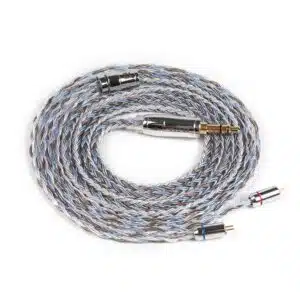 KBEAR 16 Core Upgraded Silver Plated Copper Cable for Earphone 2 Pin