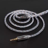 KBEAR 16 Core Upgraded Silver Plated Copper Cable for Earphone 2 Pin