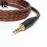 KBEAR 8 Core Oxygen free Copper Cable for Earphone 2 Pin 1