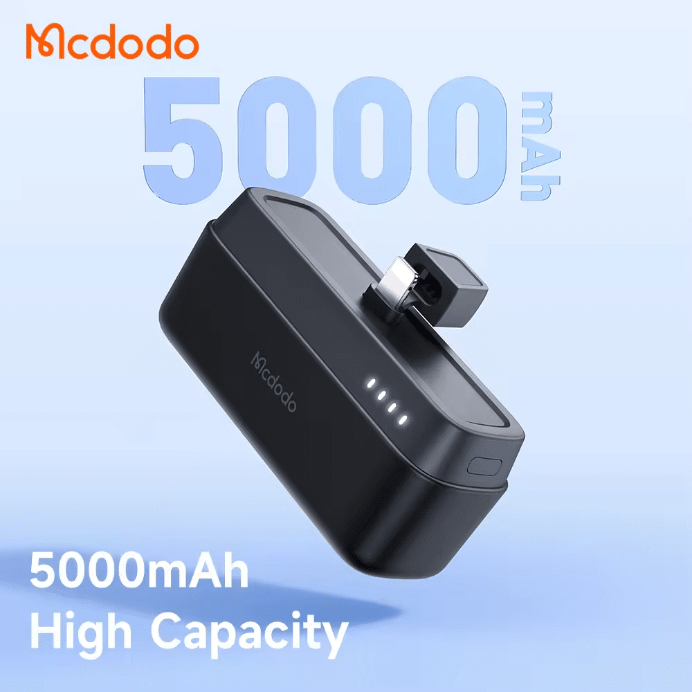 Mcdodo MC 628 20W 5000mAh Power Bank Built in Lightning Connector 4