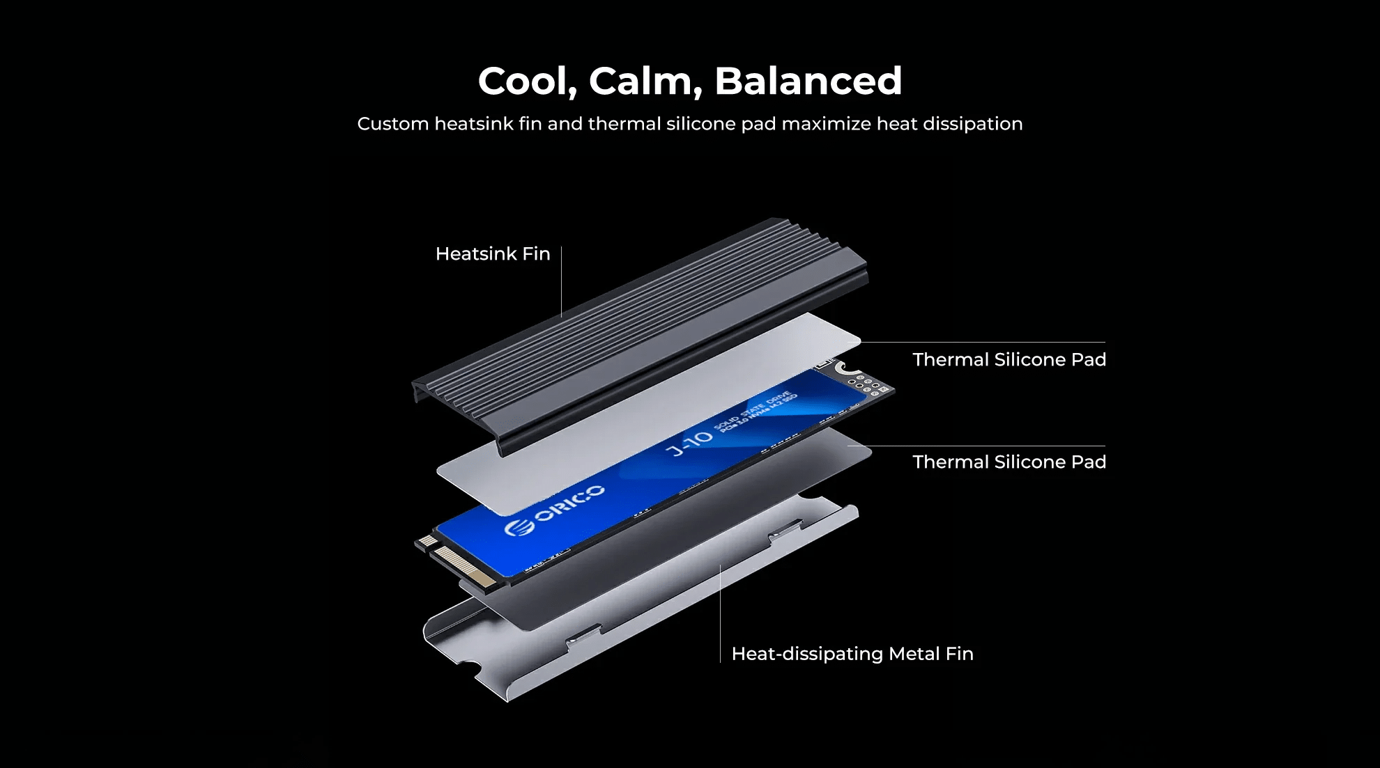 ORICO J 10 PCIe 3.0 NVMe M.2 SSD 4