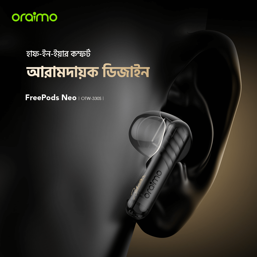 Oraimo FreePods Neo x Tahsan True Wireless Earbuds OTW 330S 9