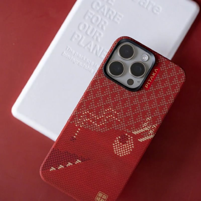 PITAKA iPhone 15 Pro / 15 Pro Max MagEZ Case 5 Weaving + Chinese New Year Series (Limited Edition)