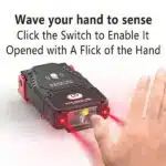 Smiling Shark TD-1007 Rechargeable Mini Headlight Wave Sensor Headlamp Flashlight - Image 3