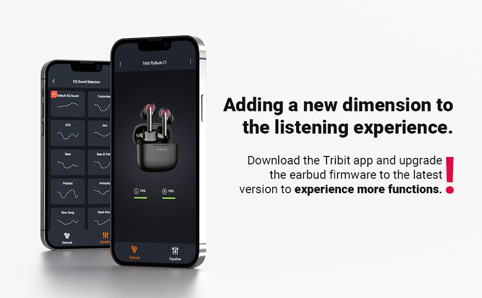 TRIBIT FlyBuds C1 True Wireless Earbuds 8