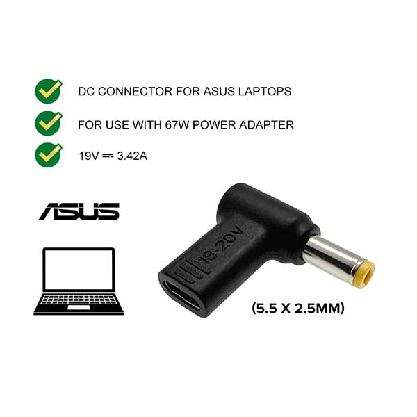 UGREEN 35068 USB C to DC Connector for Asus Laptops