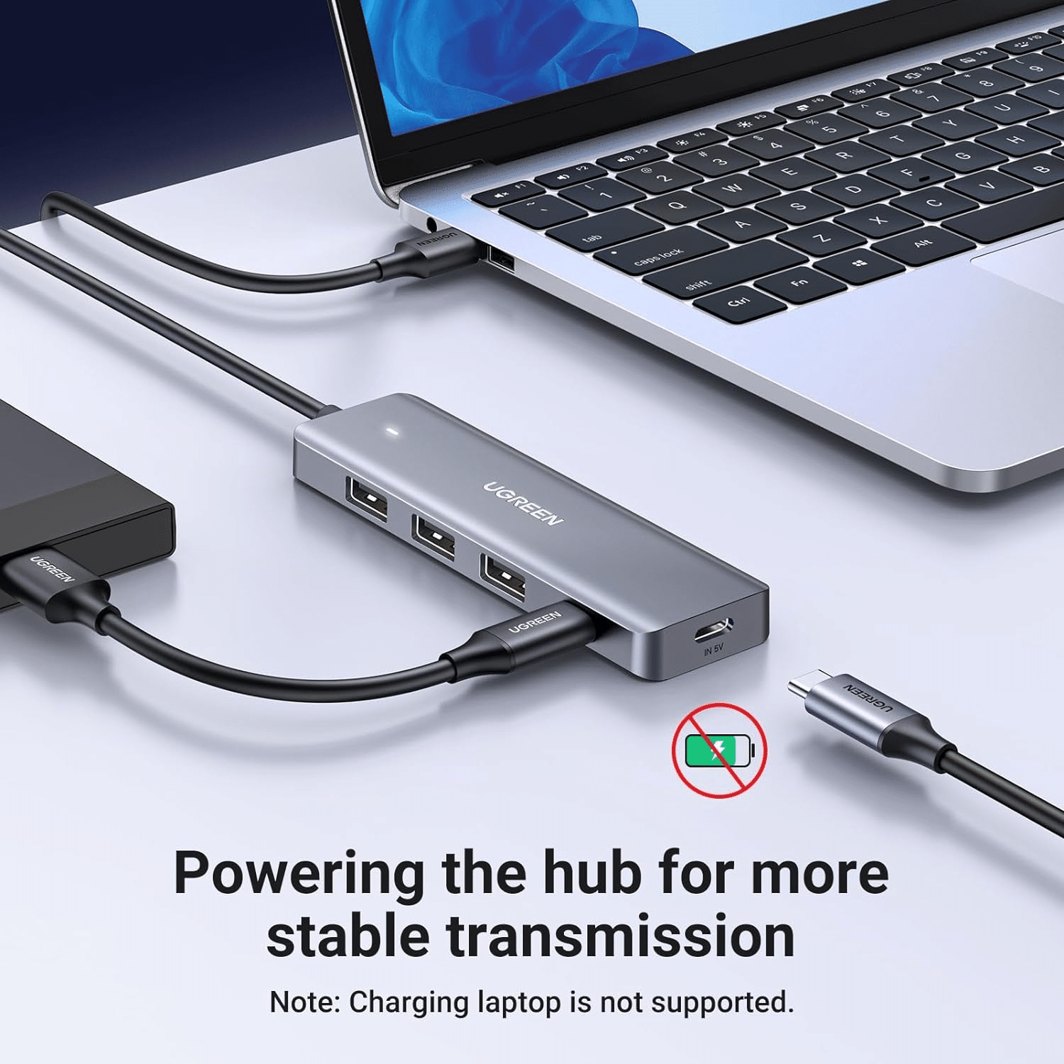 UGREEN CM219 USB 3.0 4 Port HUB 15920 5