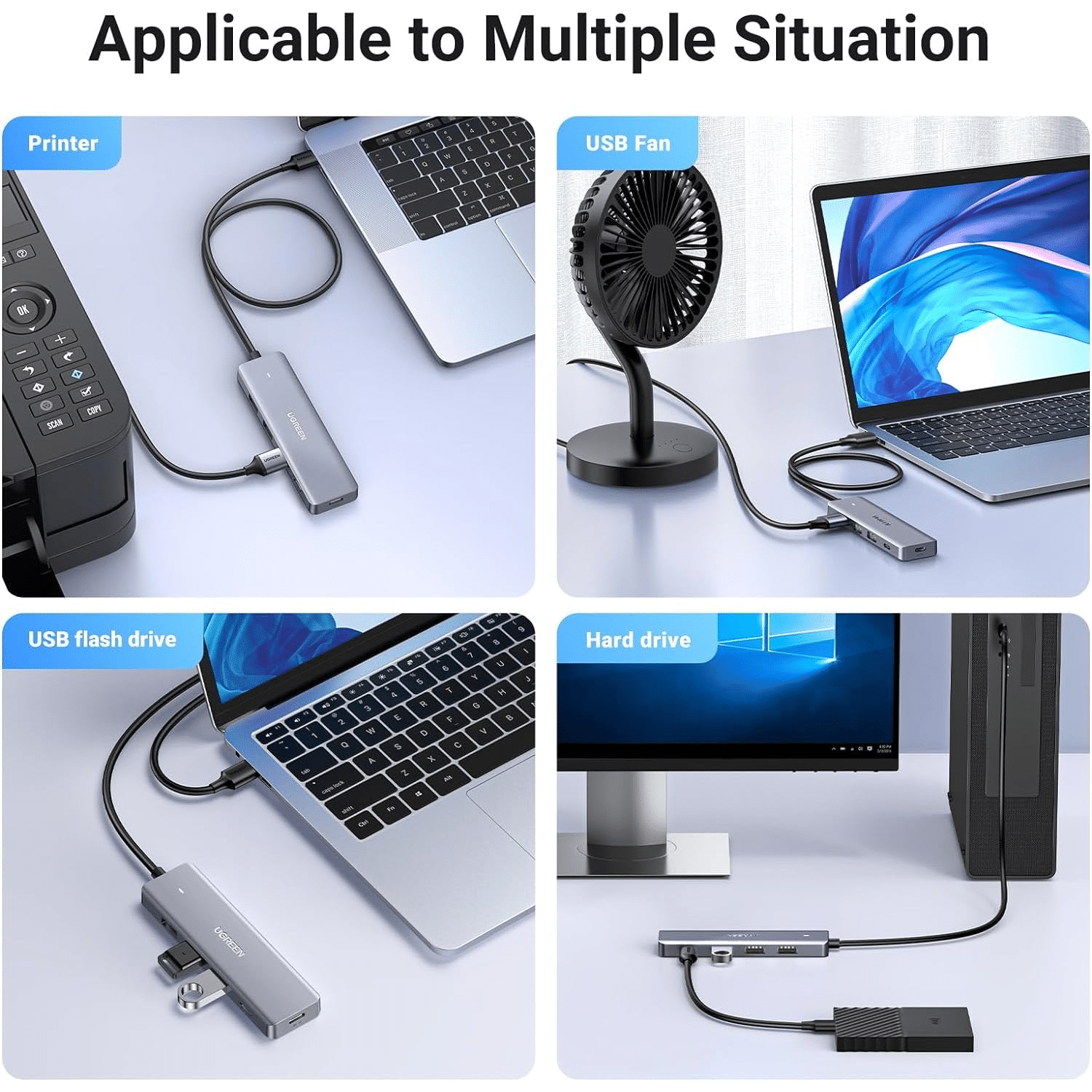 UGREEN CM219 USB 3.0 4 Port Hub 15920 1.7