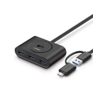 UGREEN CR113 2-in-1 4-Port USB 3.0 HUB with USB-C & USB-A (40850)