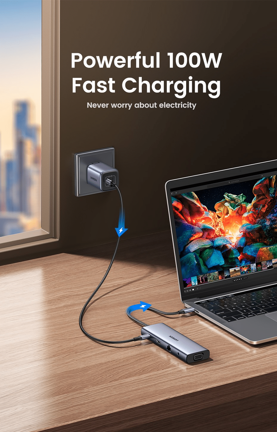 UGREEN Revodok CM498 USB C Multifunction 10 in 1 Docking Station HUB 15601 4