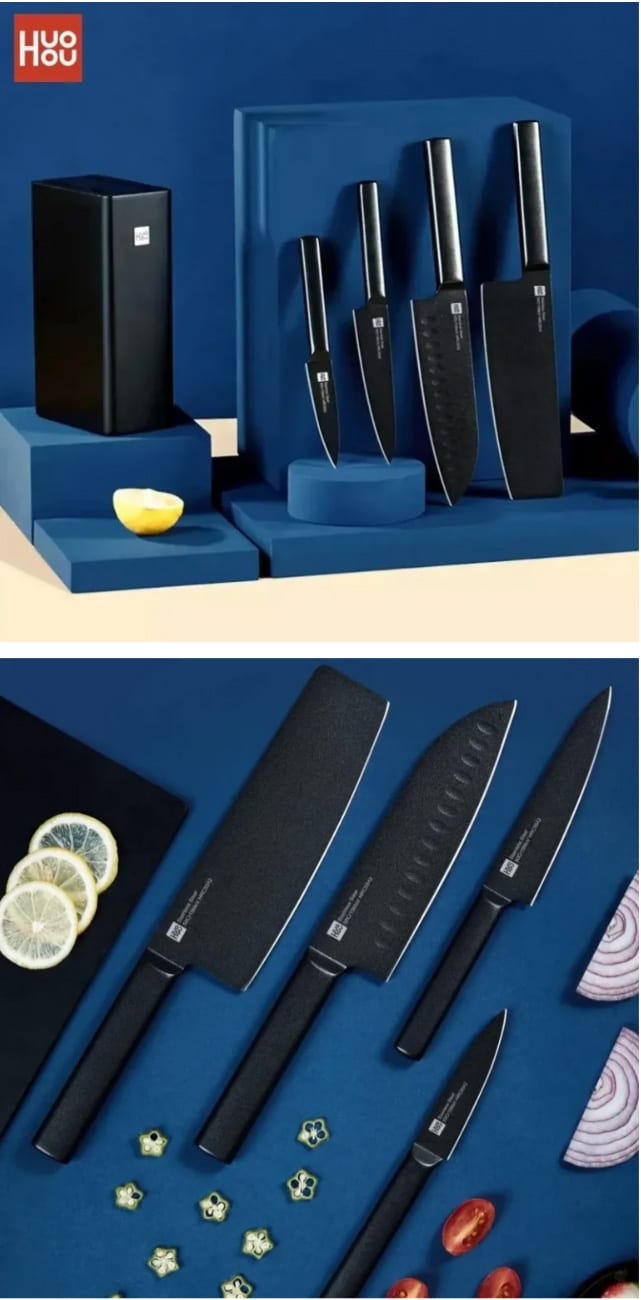 Xiaomi Huohou 5-Piece Non-Stick Kitchen Knife