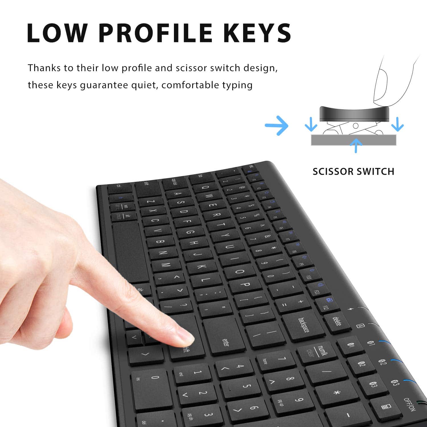 iClever BK10 Bluetooth Keyboard 13