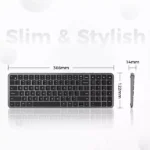 iClever BK20 Compact Size Multi-Deivice Bluetooth Keyboard - Image 4