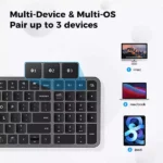 iClever BK20 Compact Size Multi-Deivice Bluetooth Keyboard - Image 2