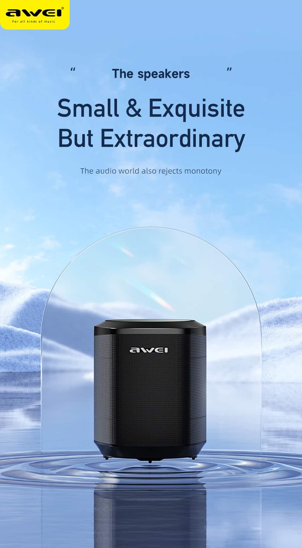 Awei Y379 Mini Portable Bluetooth Speaker