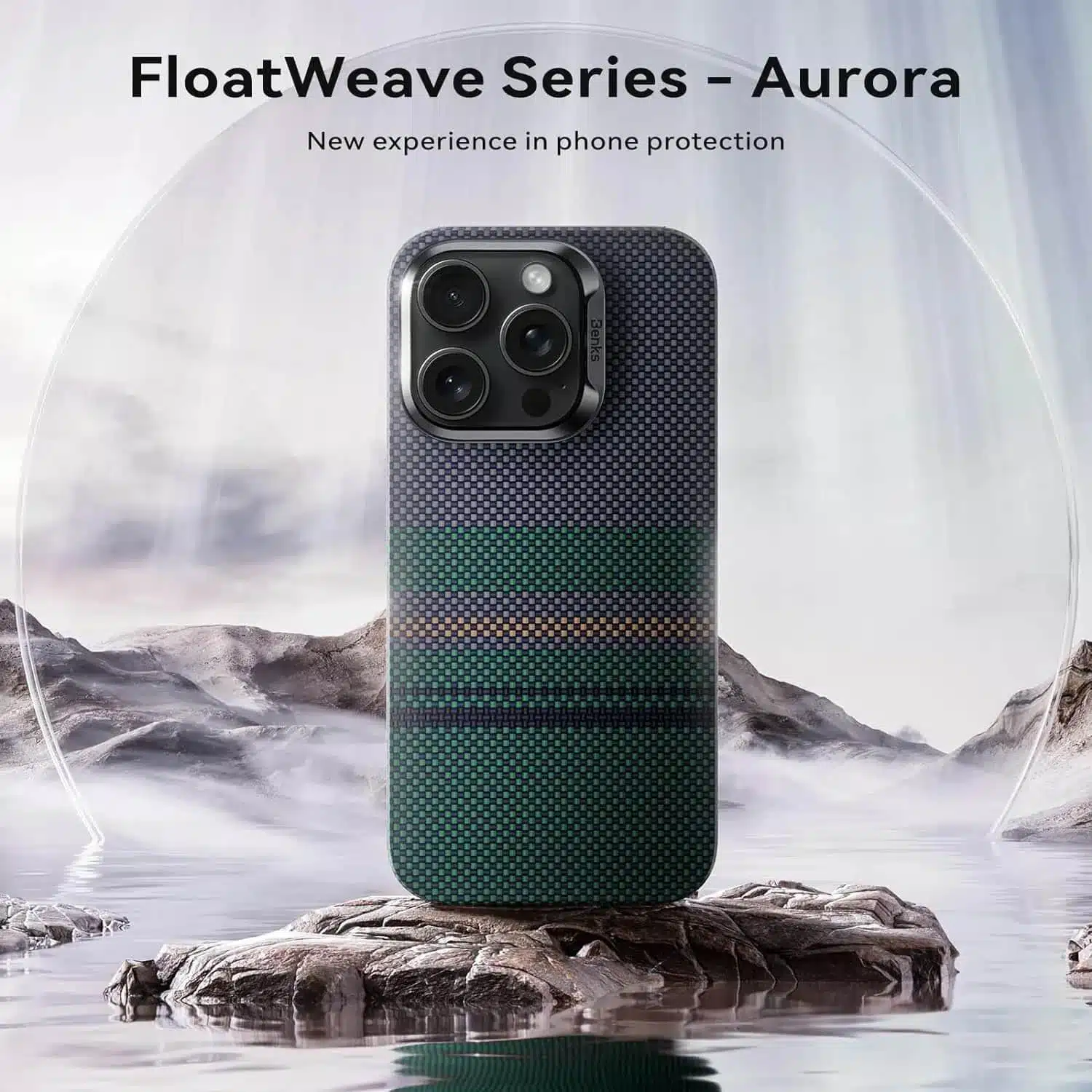 Benks iPhone 16 Pro Max Aurora ArmorAir Magnetic Kevlar Limited Edition Case
