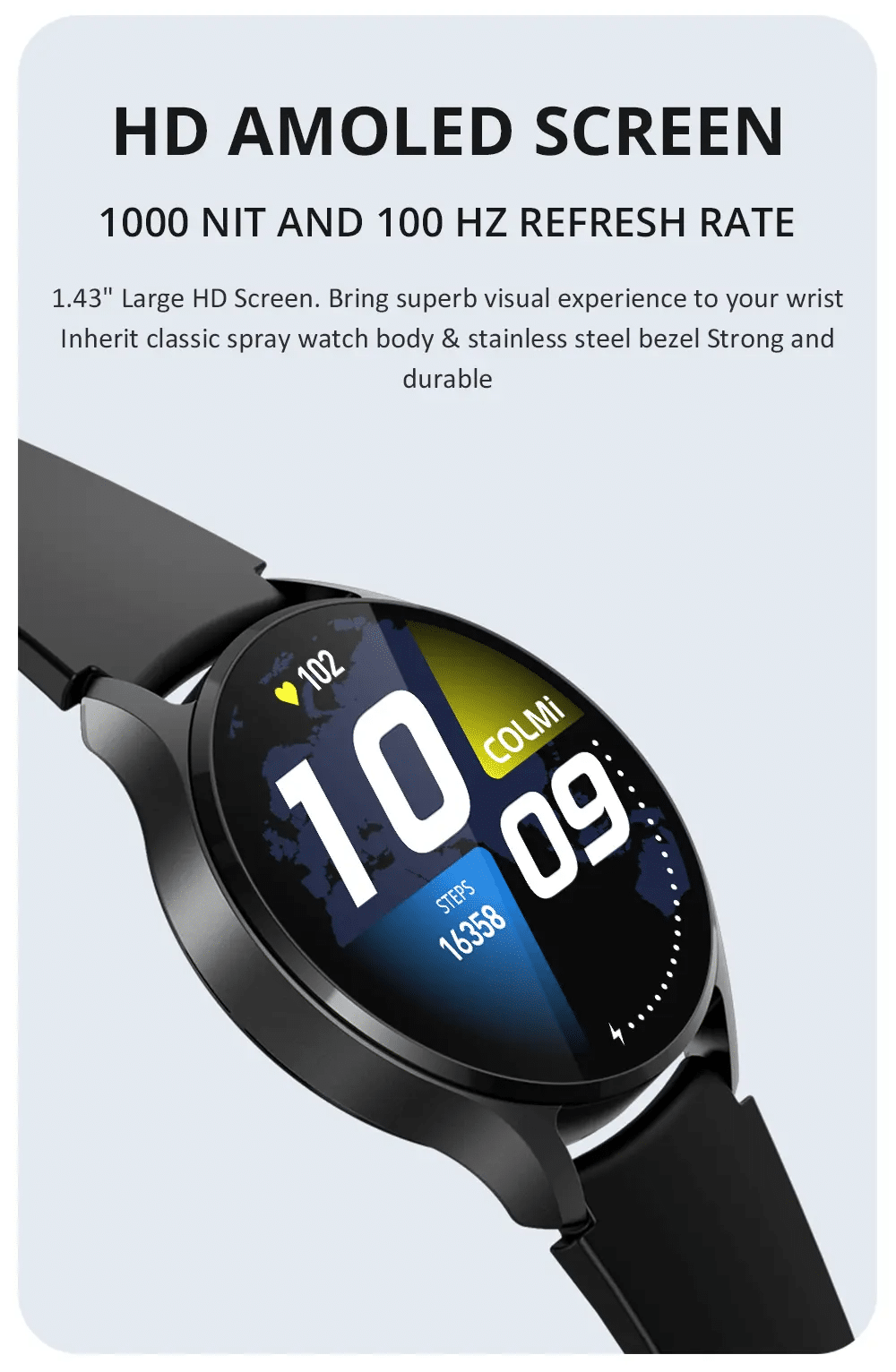 COLMI i28 Ultra AMOLED Smart Watch 6