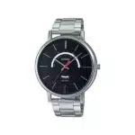 Casio MTP-B105D-1AVDF Analog Black Dial Stainless Steel Watch for Men