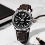 Casio MTP VD01L-1BVUDF Analog Leather Watch for Men - Image 2