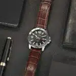 Casio MTP VD01L-1BVUDF Analog Leather Watch for Men - Image 3